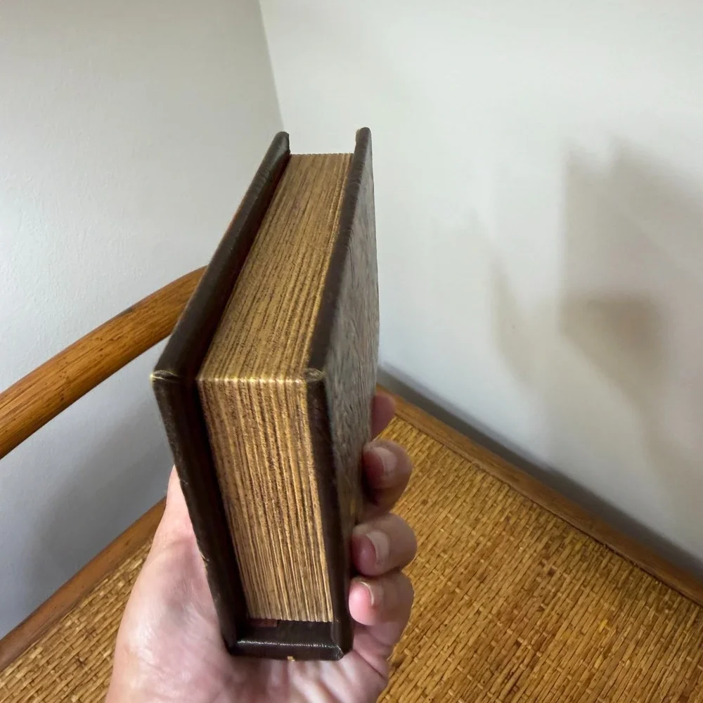 Hidden Storage Book Secret Stash Safe Box Library Core Grandmillennial Old World